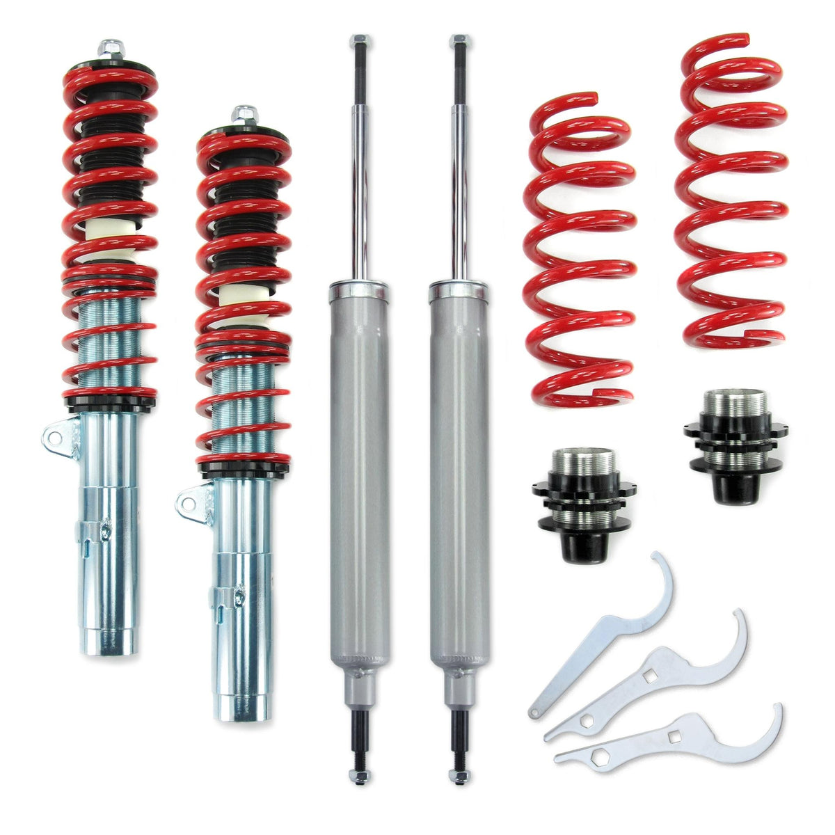 JOM Redline Combinés Filetés pour BMW Série 3 (E90/ E91/ E92/ E93) mit ABE Acier