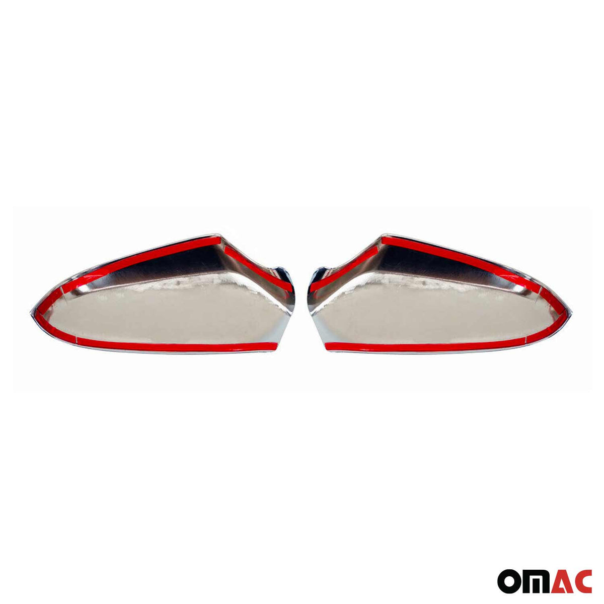 Coques de Rétroviseurs pour Opel Astra H 2004-2010 2x Plastique ABS Chromé