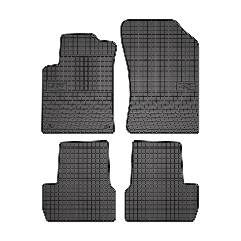 Tapis de Sol pour Citroen C3 2009-2016 Caoutchouc Noir