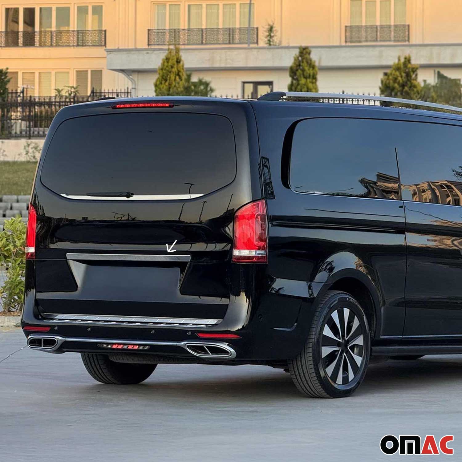 Poignée de Coffre Arrière pour Mercedes Vito W447 2014-2025 acier inoxydable