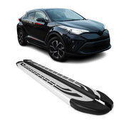 Marchepieds Latéraux pédale pour Toyota C-HR 2016-2023 Aluminium Gris 2Pcs