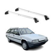 Barres de toit pour Citroen BX Break 1983-1994 5P Gris Argenté 2 pièces ABE