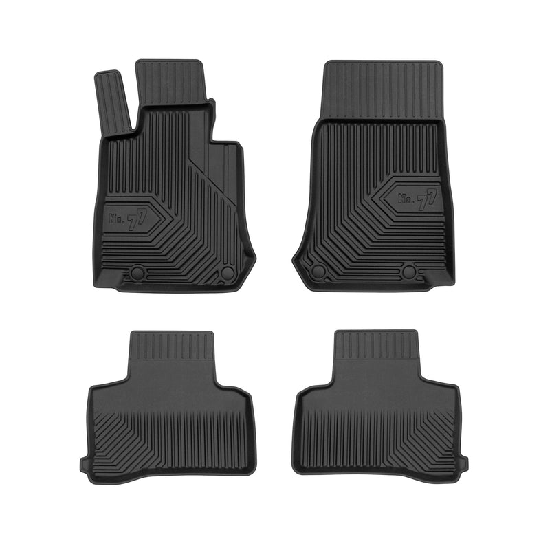 Tapis de Sol de Voiture pour Mercedes-Benz EQC N293 2019-2023 TPE Noir 4Pcs