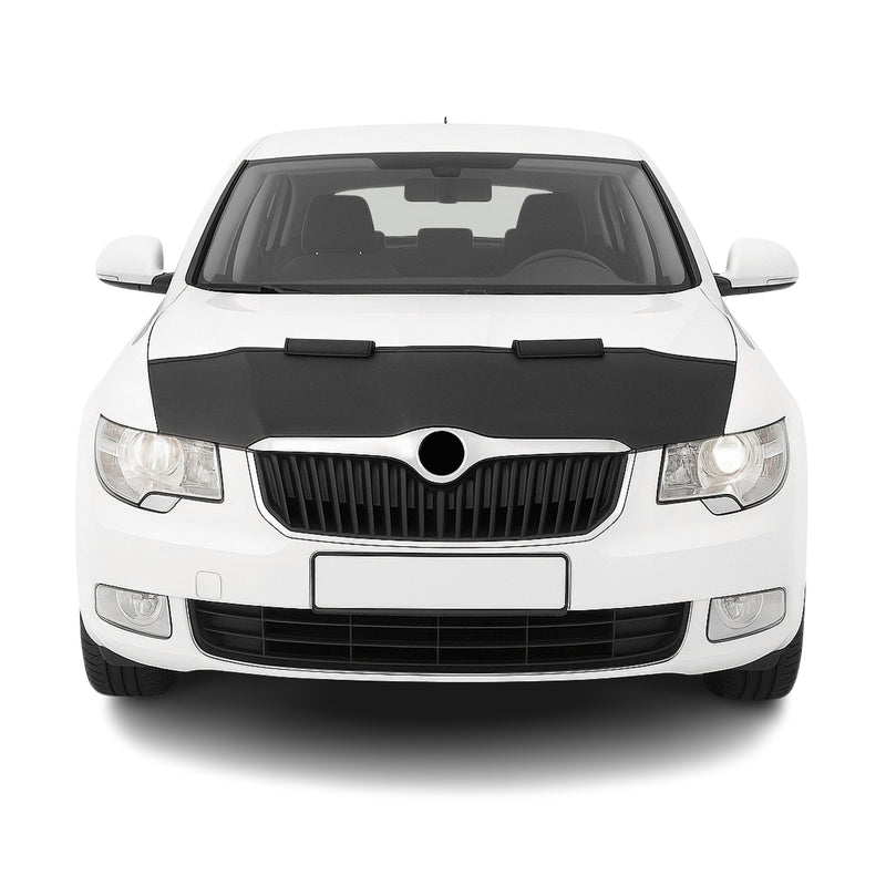 Protège Capot pour Skoda Super B 2008-2013 Masque de voiture vinyle Noir