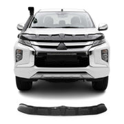 Deflecteurs d'air capot de voiture pour Mitsubishi L200 FL noir modèle en ABS 1x