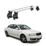 Barres de toit transversales pour Skoda Superb 2001-2008 Gris