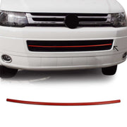 Moulure de Grille de Calandre pour VW Transporter T5 2009-2015 Acier Rouge