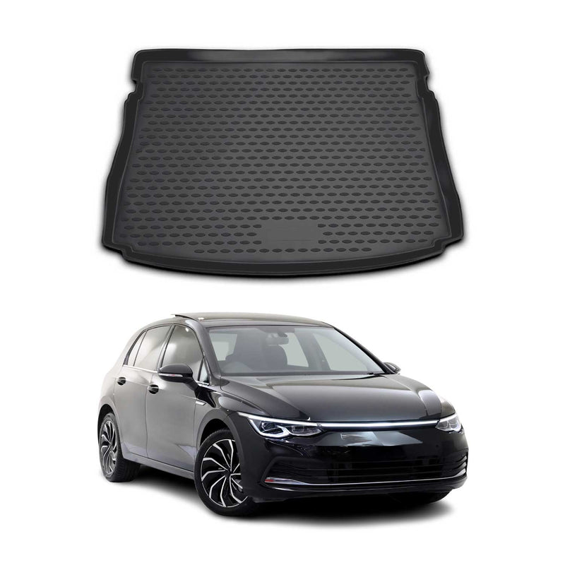 Tapis De Coffre pour VW Golf 8 2019-2025 TPE Noir