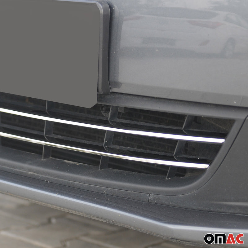 Moulure de Grille de Calandre pour VW Jetta 2011-2014 Chromé 2Pcs