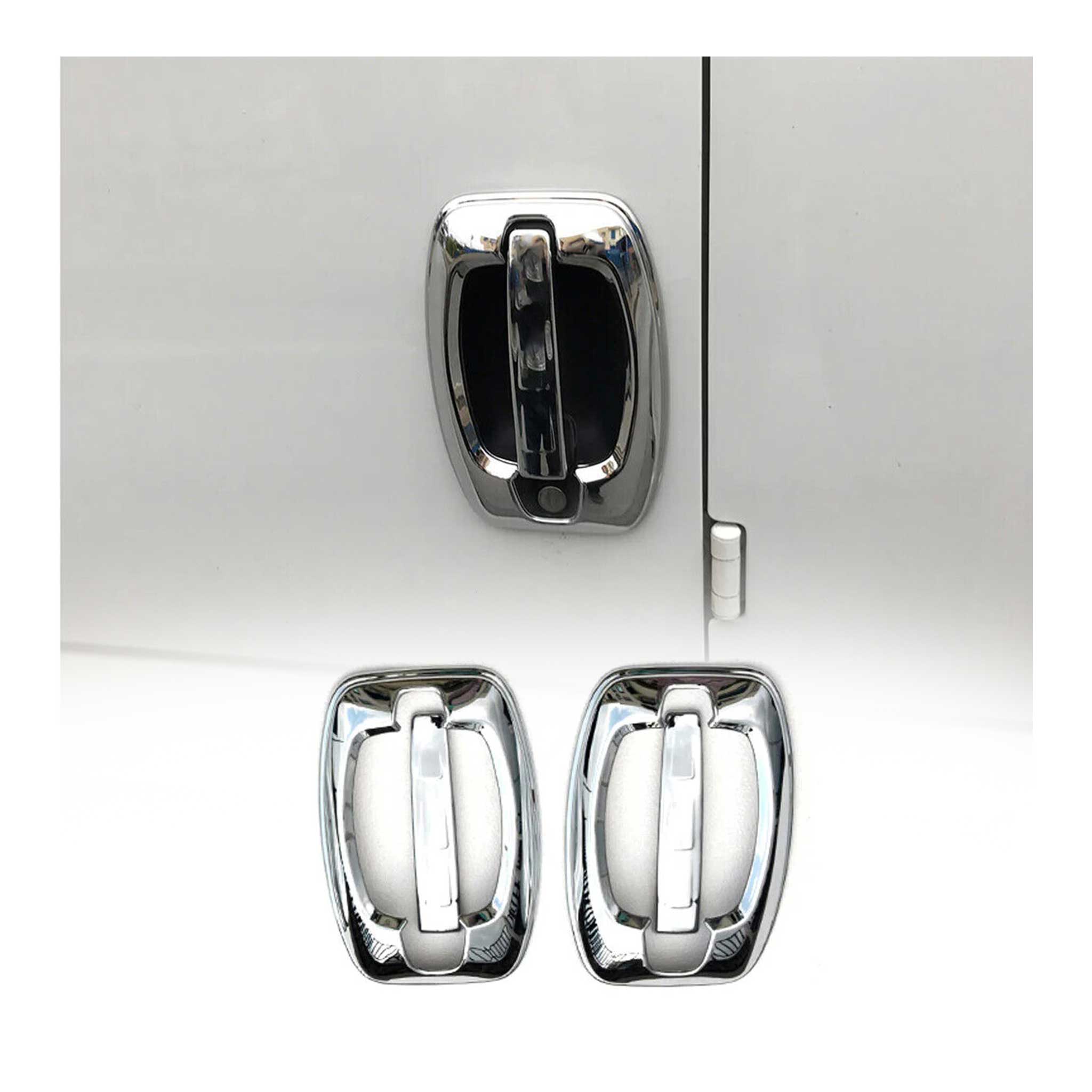 Couverture de poignée de porte pour Fiat Ducato 2006-2024 ABS chromé Chromé 4Pcs