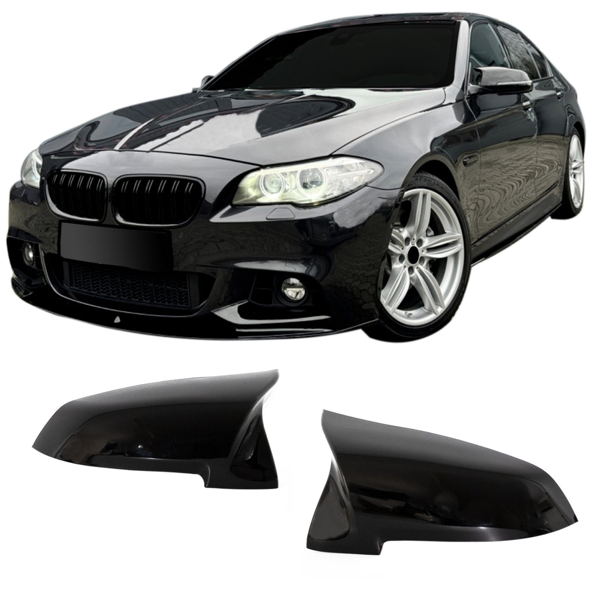 JOM Coques de Rétroviseur pour BMW F10 LCI F11 F06 F12 F13 F02 F03 F04 2014-2018