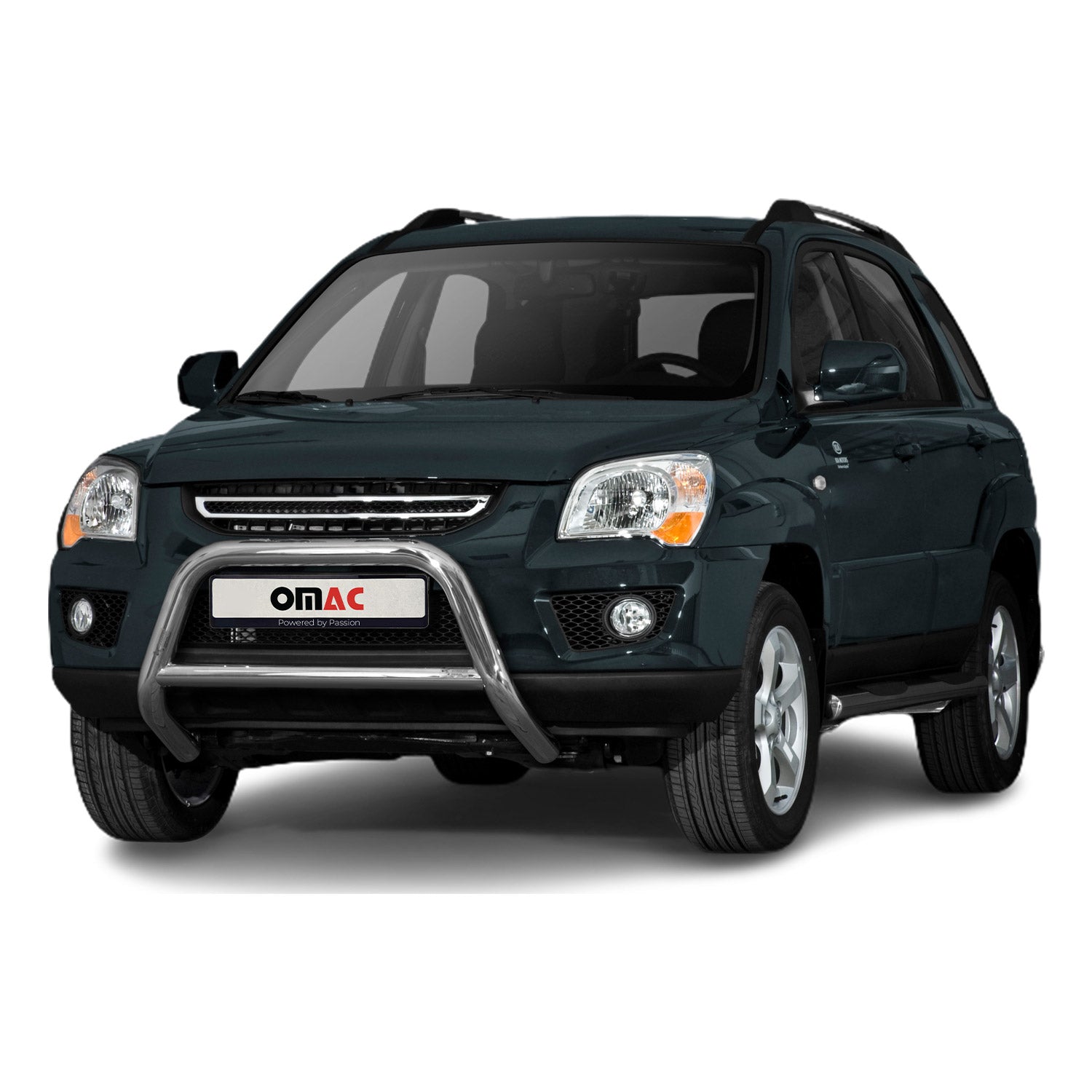 Pare-Buffle Avant Pour Kia Sportage 2008-2010 Argent