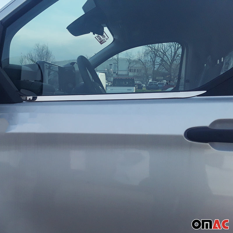 Garniture De Fenêtre pour VW T7 Transporter 2024-2025 Inox Chromé 2Pcs