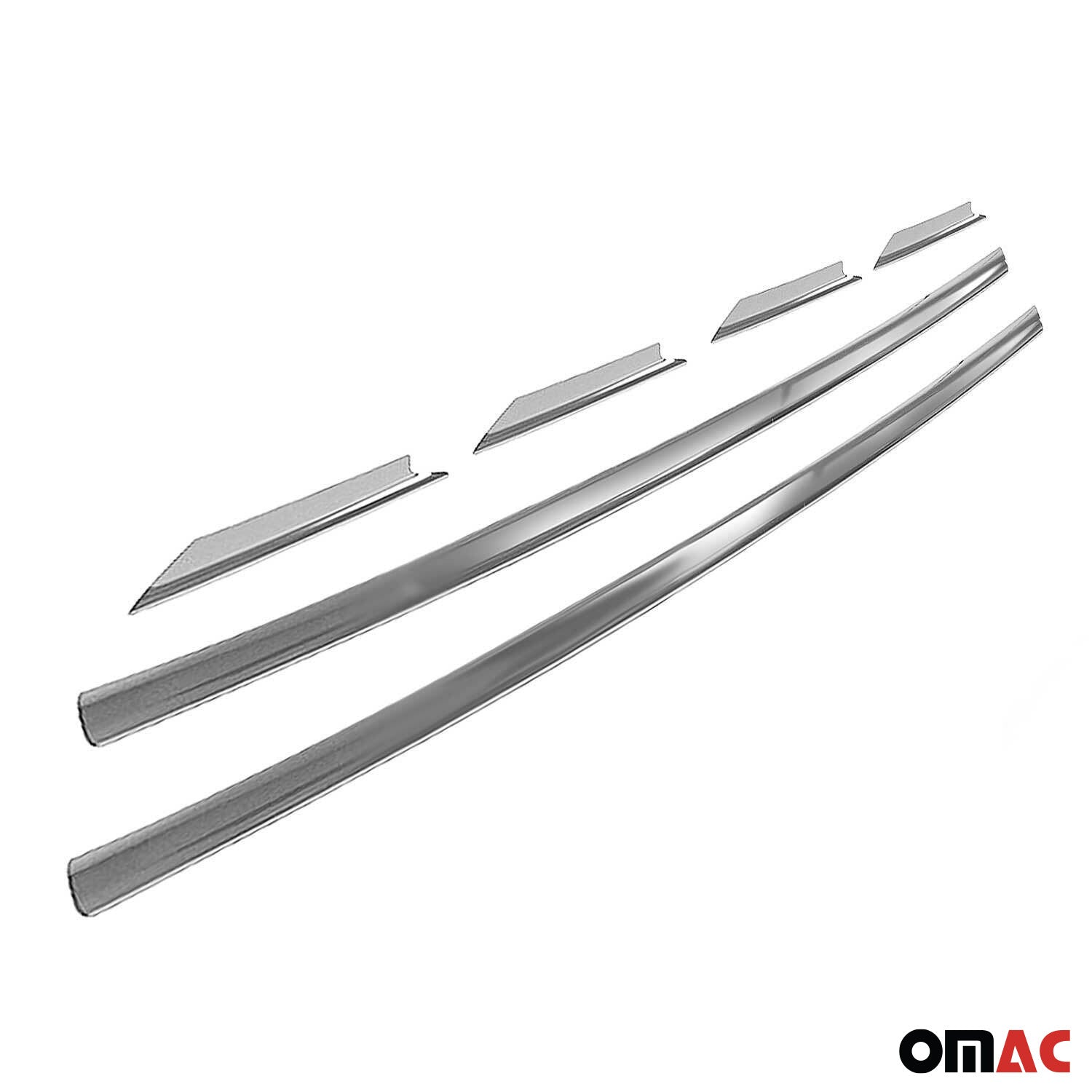 Moulure de Grille de Calandre pour Opel Vivaro A 2010-2014 Chromé 6Pcs