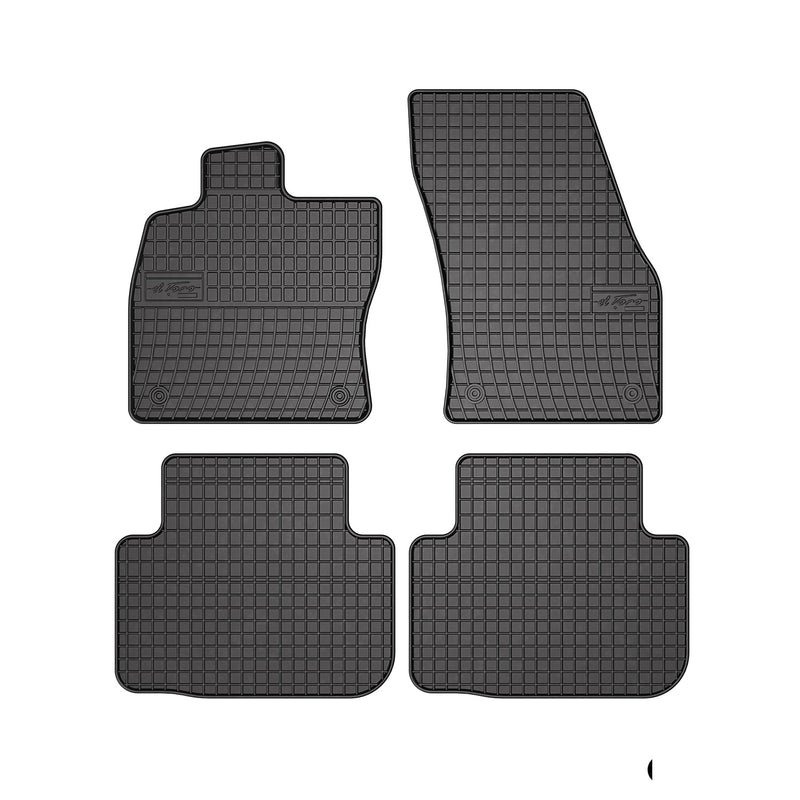 OMAC Tapis de sol pour VW Golf mk7 Variant 2013-2020 4 pièces noir caoutchouc