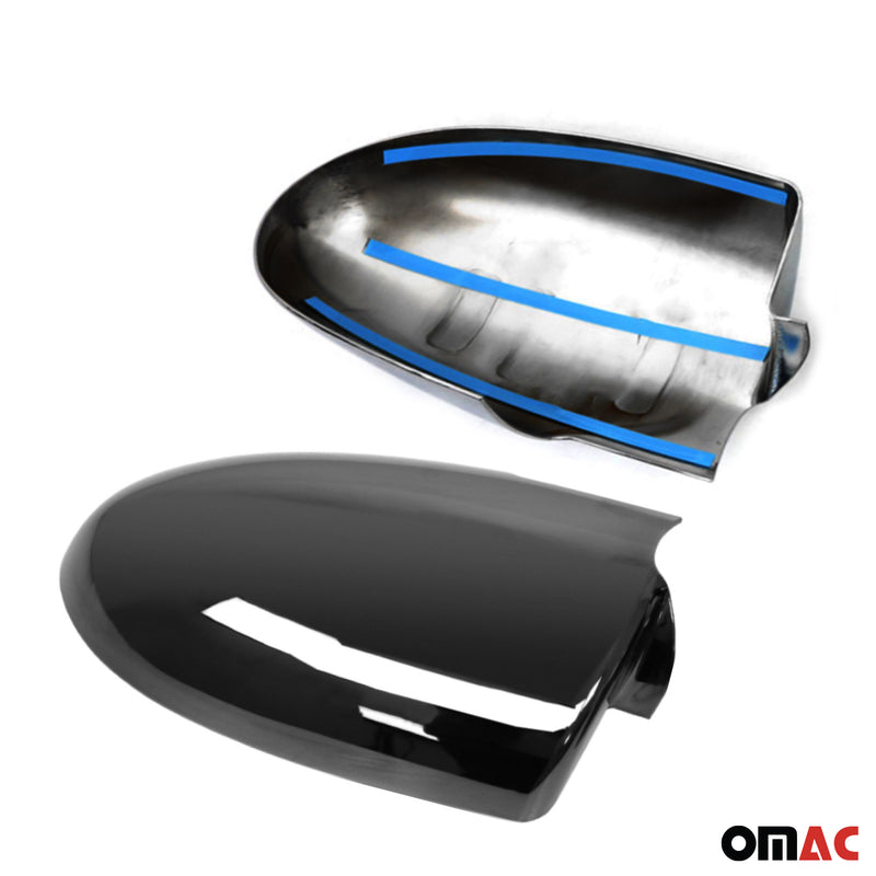 Coques de Rétroviseurs pour Hyundai Accent Era 2005-2012 2x Chrome Fonce