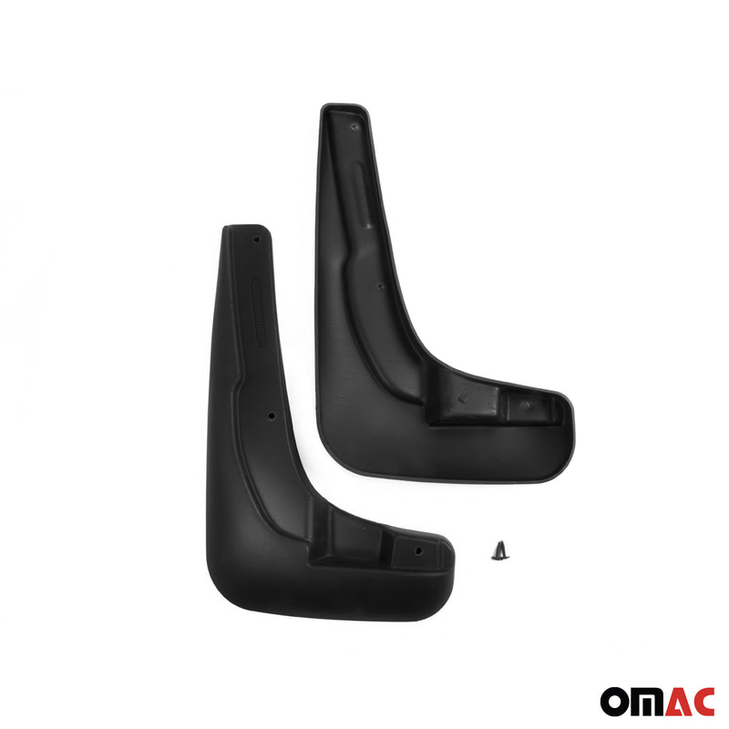 Bavettes Garde Boue pour Skoda Yeti 2010-2017 Avant et Arrière Plastique Noir 4x