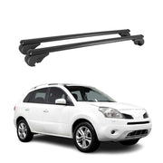 Barres de toit Transversales pour Renault Koleos 2008-2014 Aluminium Noir