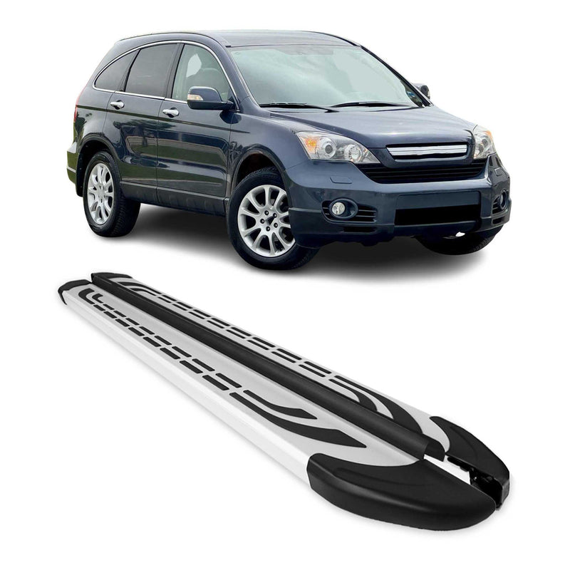 Marchepieds Latéraux pédale pour Honda CR-V 2007-2012 Aluminium Gris 2Pcs