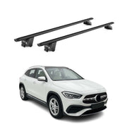 Barres de toit transversales pour Mercedes GLA H247 2020-2026 Noir 2 pièces ABE