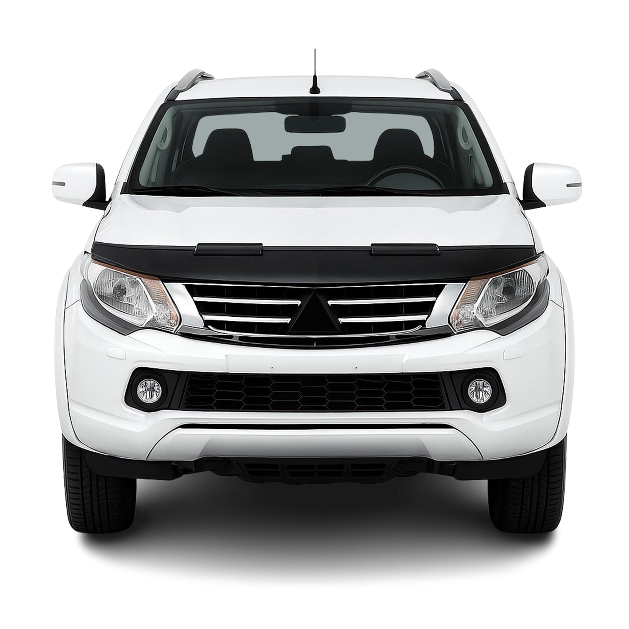 Protège Capot pour Mitsubishi L200 2005-2015 Masque de voiture vinyle Noir