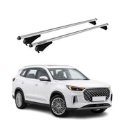 Tiger Barres de toit transversales pour Chery Tiggo 8 2024-2026 Aluminium Gris