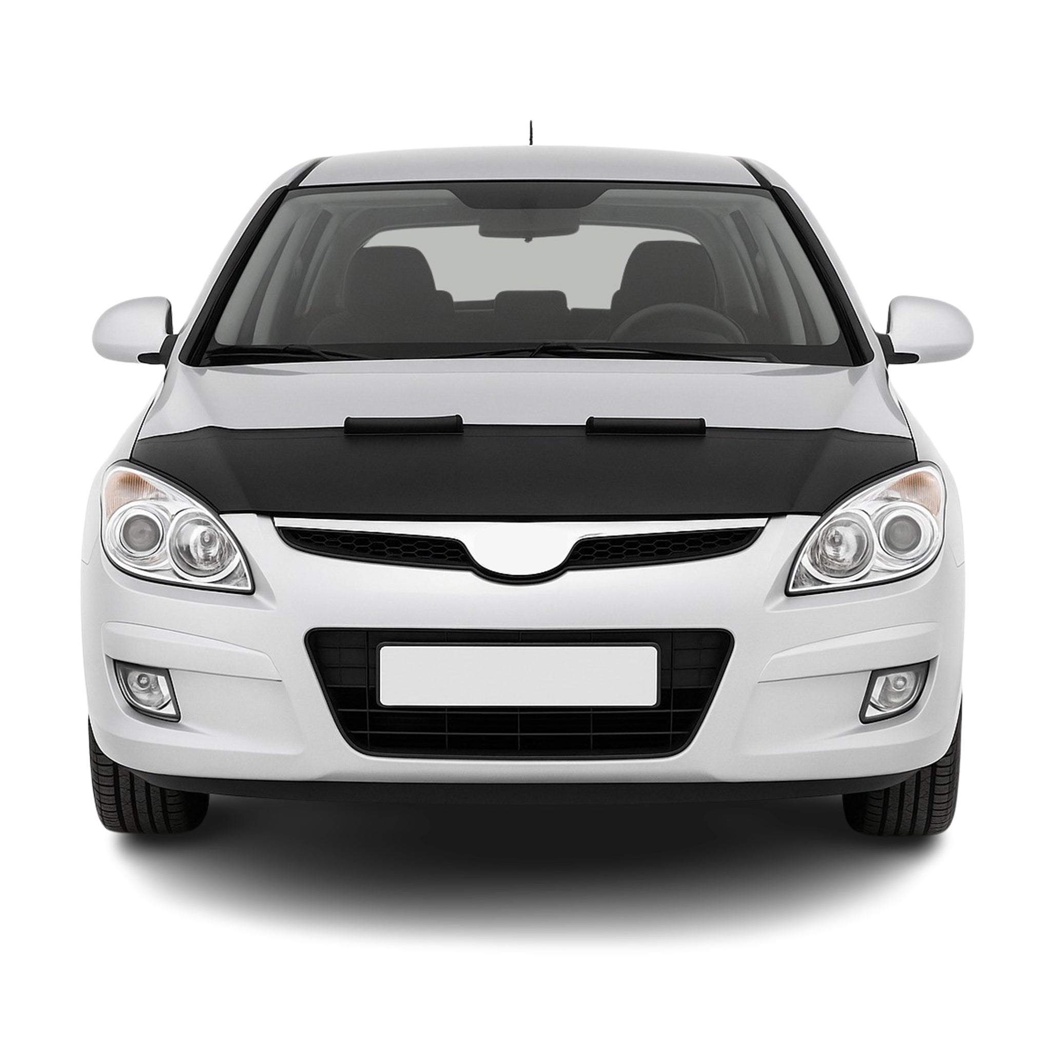 Protège Capot pour Hyundai i30 2007-2012 Masque de voiture vinyle Noir