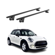 Barres de toit transversales pour Mini Cooper F55 F56 2014-23 Noir 2 pièces ABE