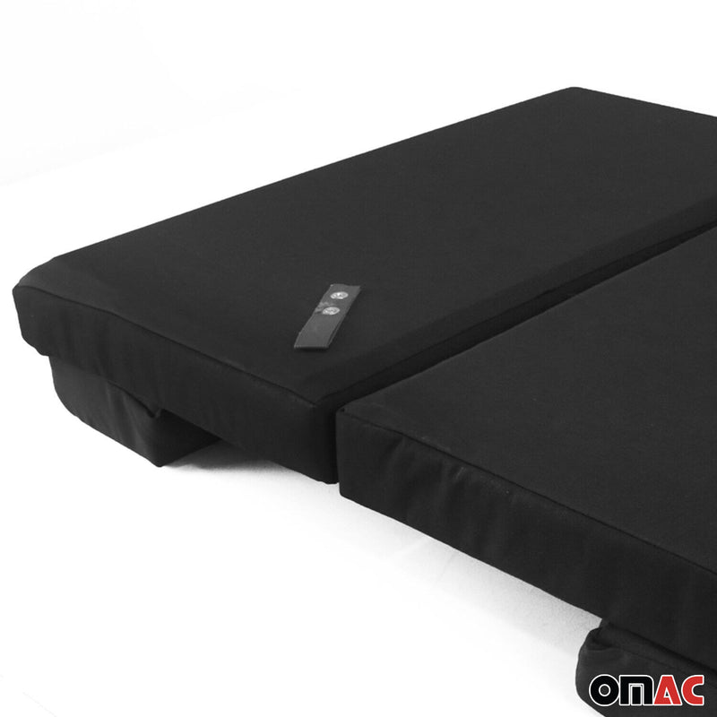 Matelas de Camping Pliable pour Mercedes Vito W447 2014-2025 Noir Polyester