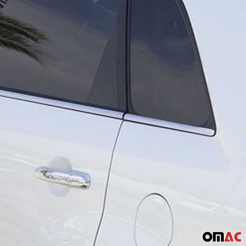 Garniture De Fenétre pour Kia Sorento 2 ab. facelift 2012-2017en acier inox chrome