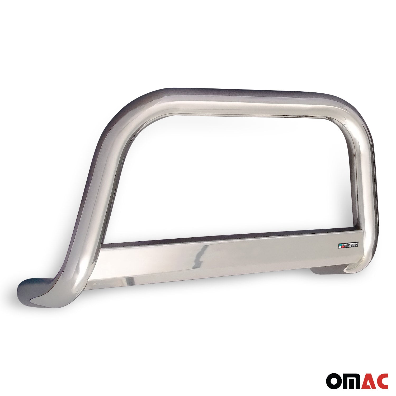 Pare-Buffle Avant Pour Dacia Duster 2021-2026 Ø63mm Acier Inoxydable Argent