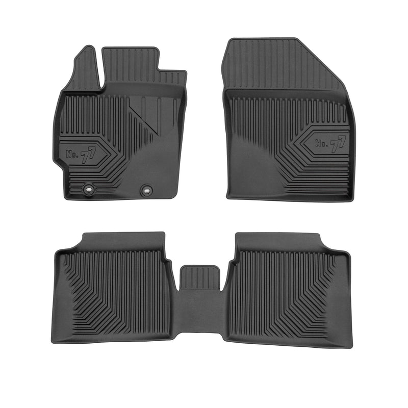 Tapis de Sol de Voiture pour Toyota Prius III 2009-2015 TPE Imperméable 3Pcs