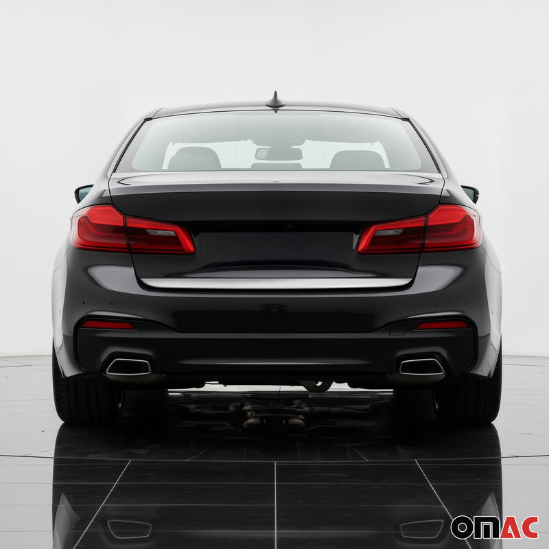 Garniture de hayon coffre pour BMW Série 5 G30 Berline 2016-2023 acier inox