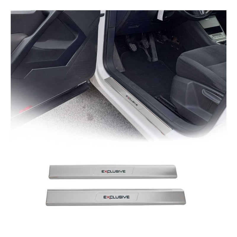 Seuils de porte pour VW Tiguan 2007-2011 en acier inox Chromé 2x
