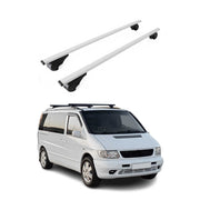 Barres de toit Transversales pour Mercedes Vito W638 1996-2003 Acier Gris 2Pcs