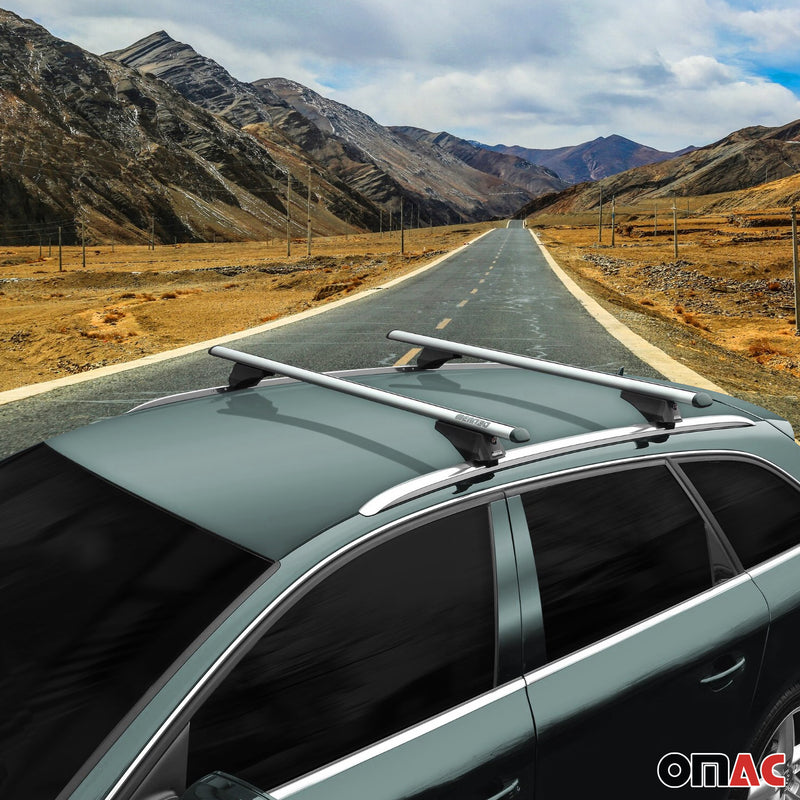 Tiger Barres de toit transversales pour Hyundai Tucson 2020-2025 Gris