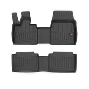 OMAC Tapis de sol caoutchouc pour BMW i3 2013-2022 Noir Premium