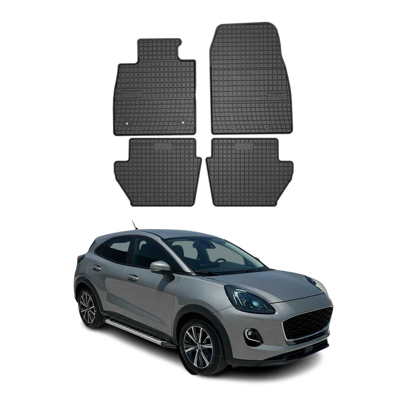 Tapis de Sol pour Ford Puma 2019-2025 Caoutchouc Noir