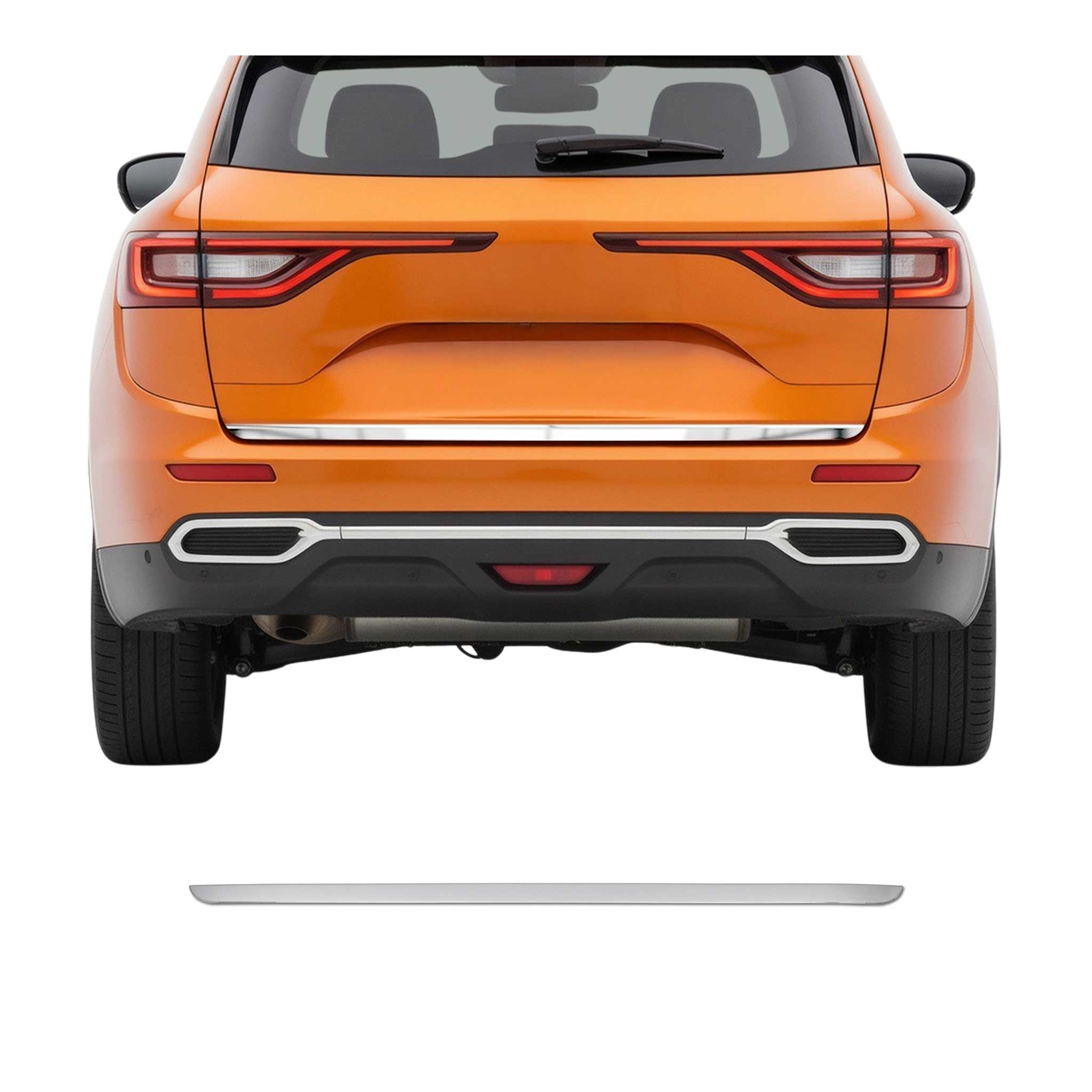 Garniture de Hayon Coffre pour Renault Koleos 2016-2024 acier inox