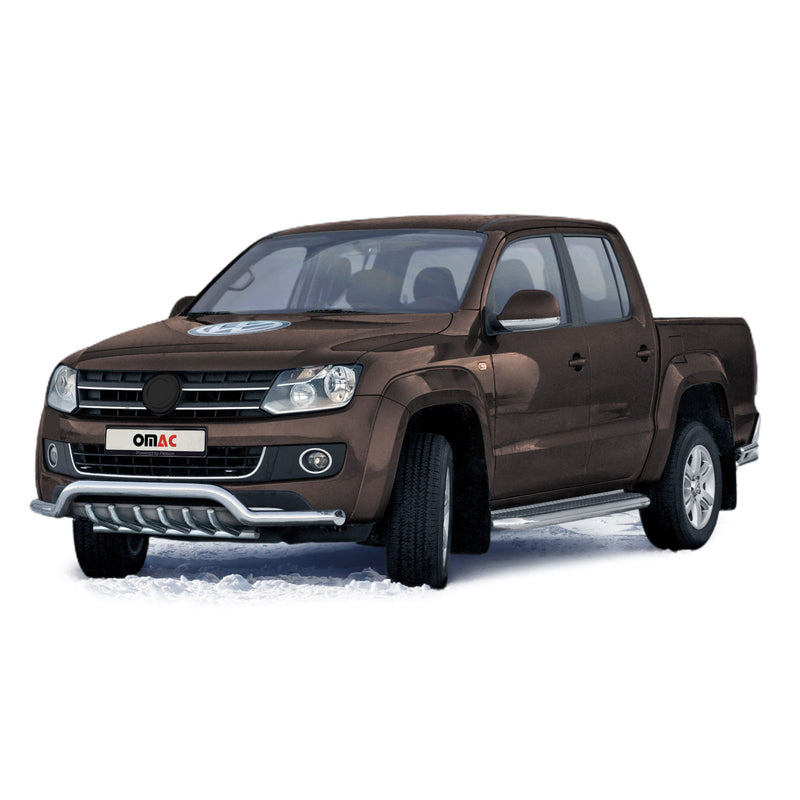 Pare-Buffle Avant Pour VW Amarok 2010-2016 en Acier Inoxydable