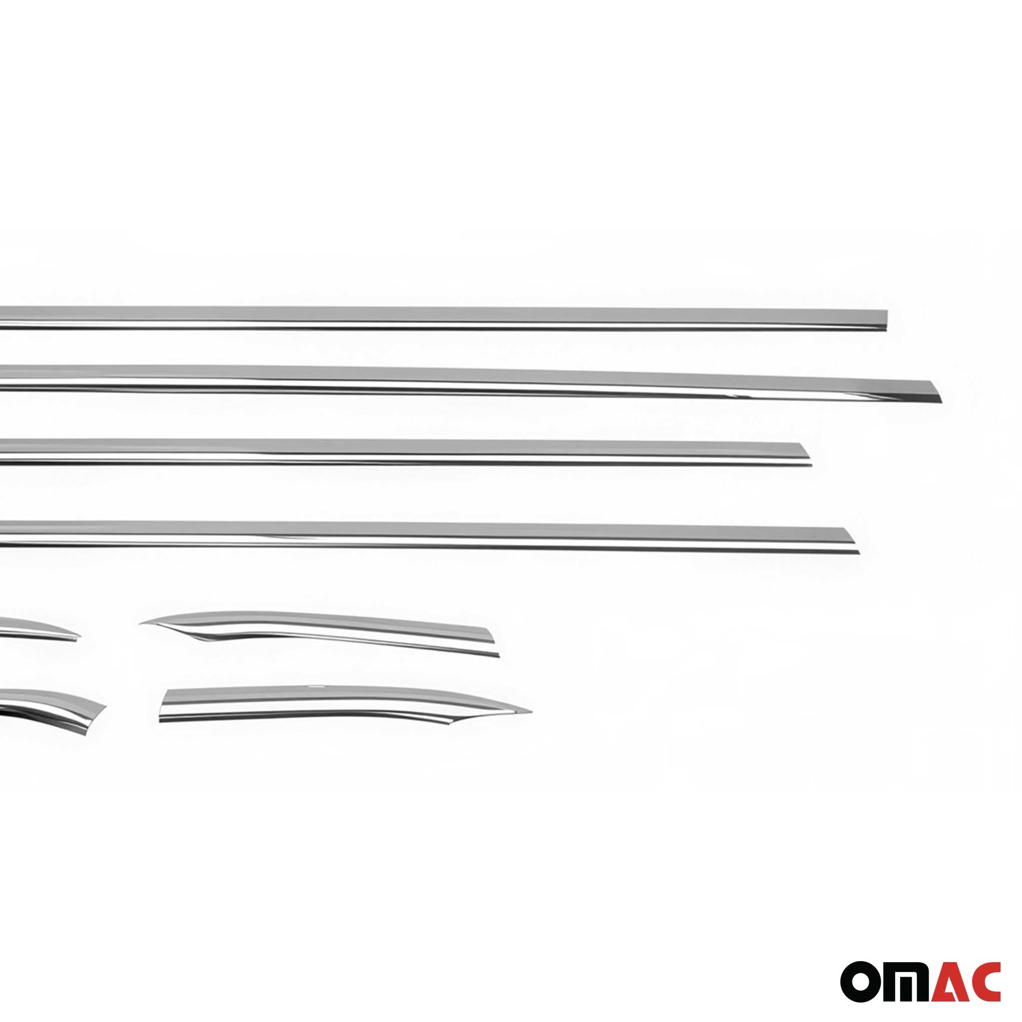 Garniture de Fenêtre pour Ford Fiesta HB 2008-2017 Acier Inox 8Pcs