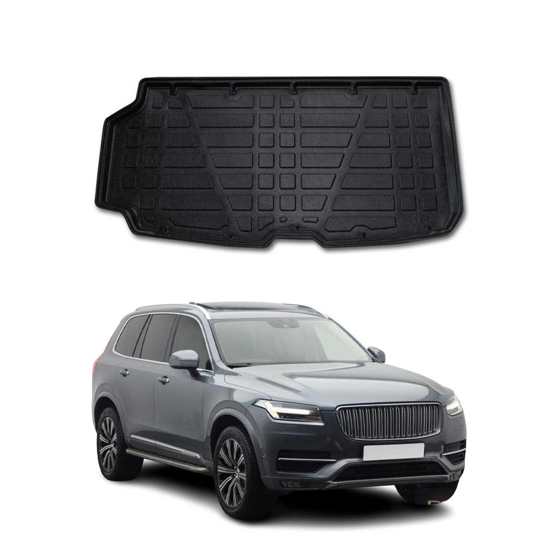 Tapis de Coffre pour Volvo XC90 2016-2022 en TPE Noir