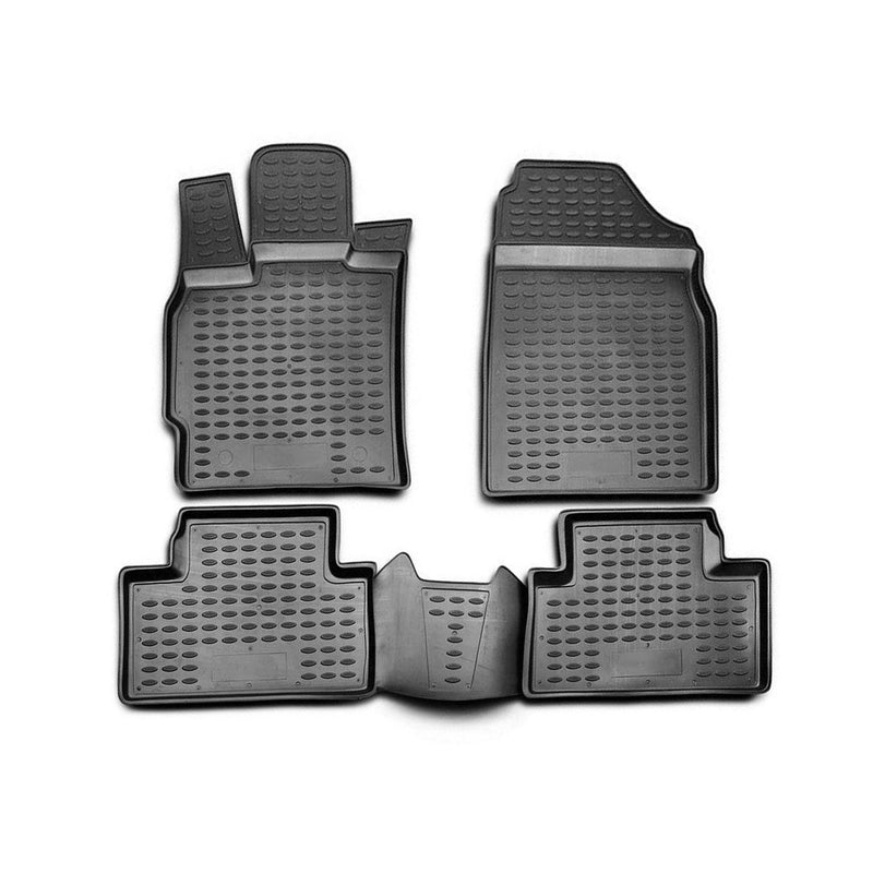 Tapis de sol pour Mazda CX-7 2007-2012 en caoutchouc TPE 3D Noir 4Pcs