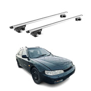 Barres de toit transversales pour Honda Accord Break CE 1994-97 Alu Gris 2x ABE