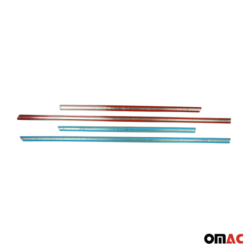 Garniture baguette de porte latérale pour BYD Atto 3 / Seal U 2022-2025 inox