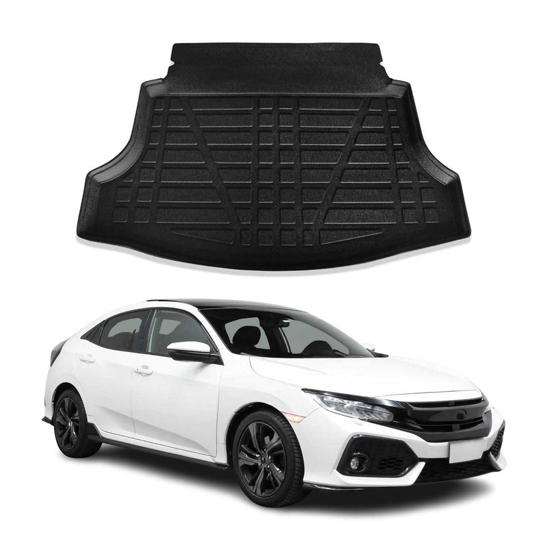 Tapis de Coffre pour Honda Civic 2016-2021 HB en TPE Noir