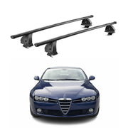 Barres de toit transversales acier pour Alfa Romeo 159 Sportwagon 2005-2011