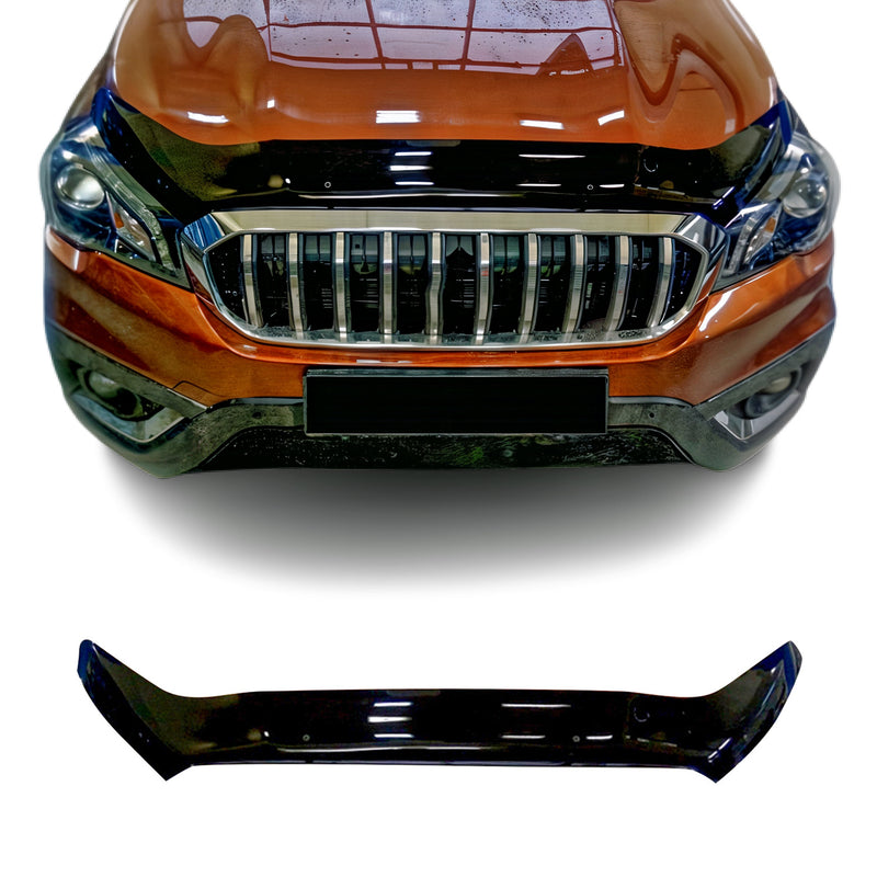 Deflecteurs d'air capot de voiture pour Suzuki SX4 2016-2021 Acrylique Noir