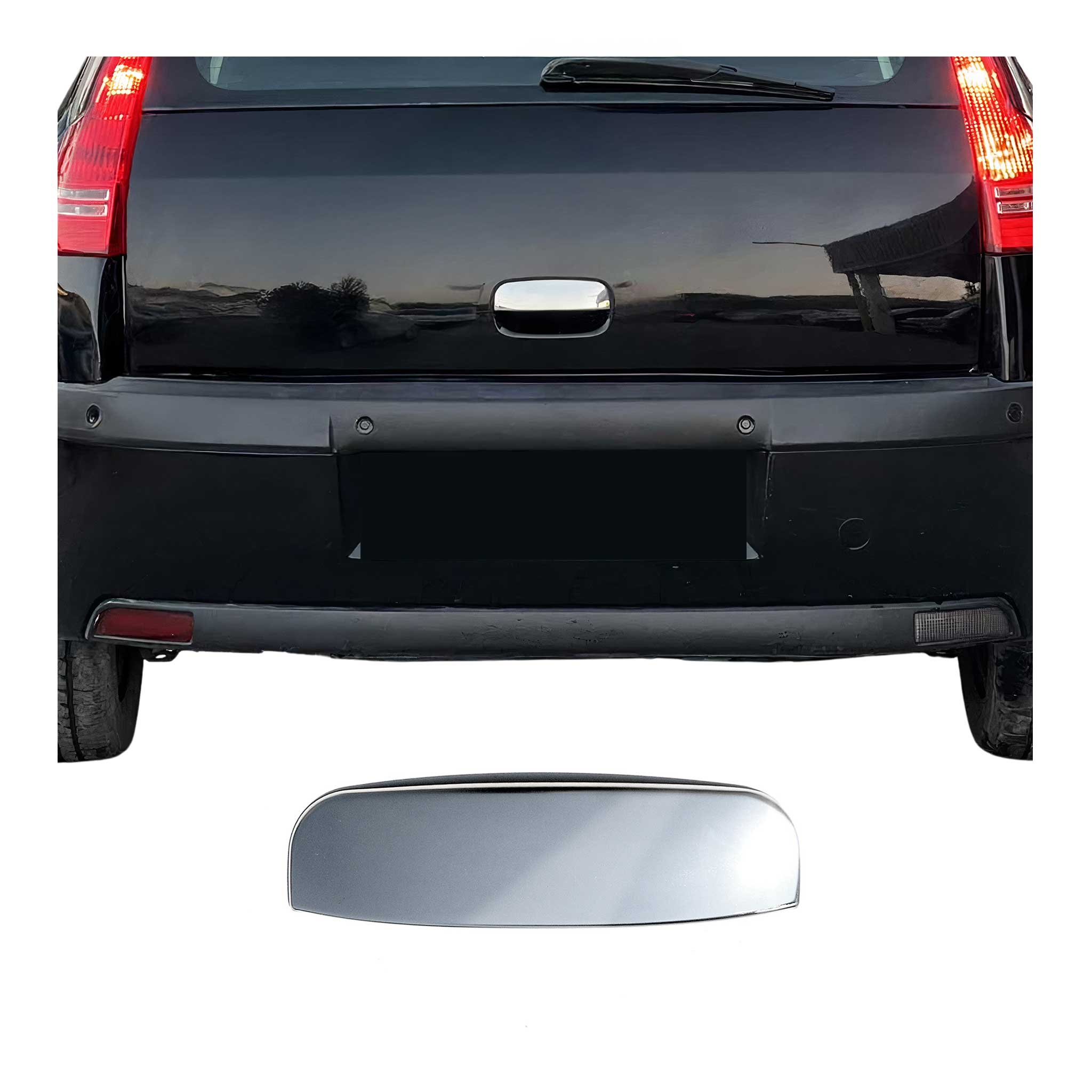 Garniture supérieure de Coffre pour Citroen C4 2004-2010 acier inox