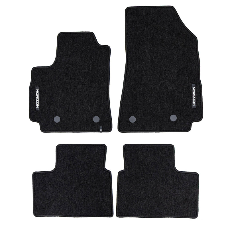 Tapis de Sol de Voiture pour Renault Arkana 2019-2025 Velours Imperméable 4Pcs